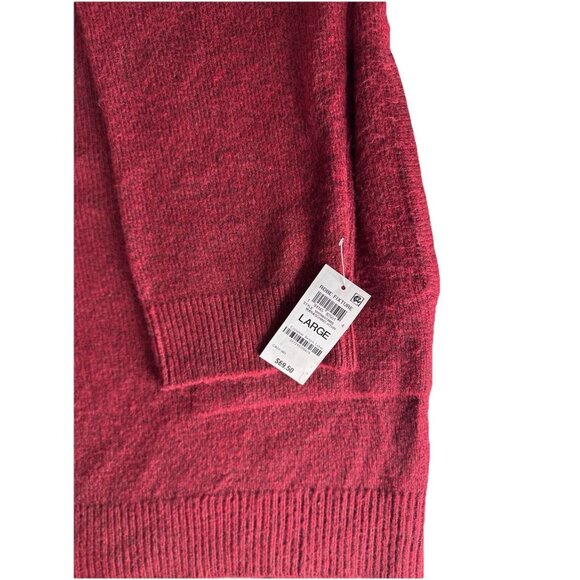 State of Day Women's Indulge & Rest Loungewear Tunic Hoodie - Maraschino L - Picture 8 of 9